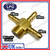 M21.8 LH x D9 T-piece push on brass metal connector adaptor gas boiler