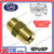 LEFT HAND threaded BRASS connectors couplings STRAIGHT