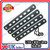 4x FLAT BAR with holes BLACK Mounting Bracket 150mm x 20mm x 2.0mm