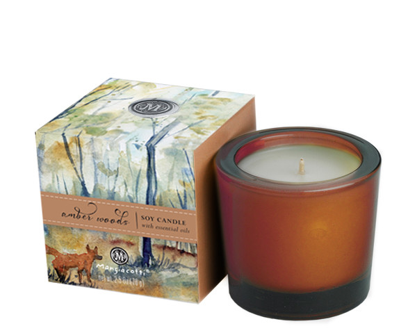 Amber Woods Soy Candle- NEW! 