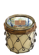 Farmhouse Amber Woods Soy Candle 