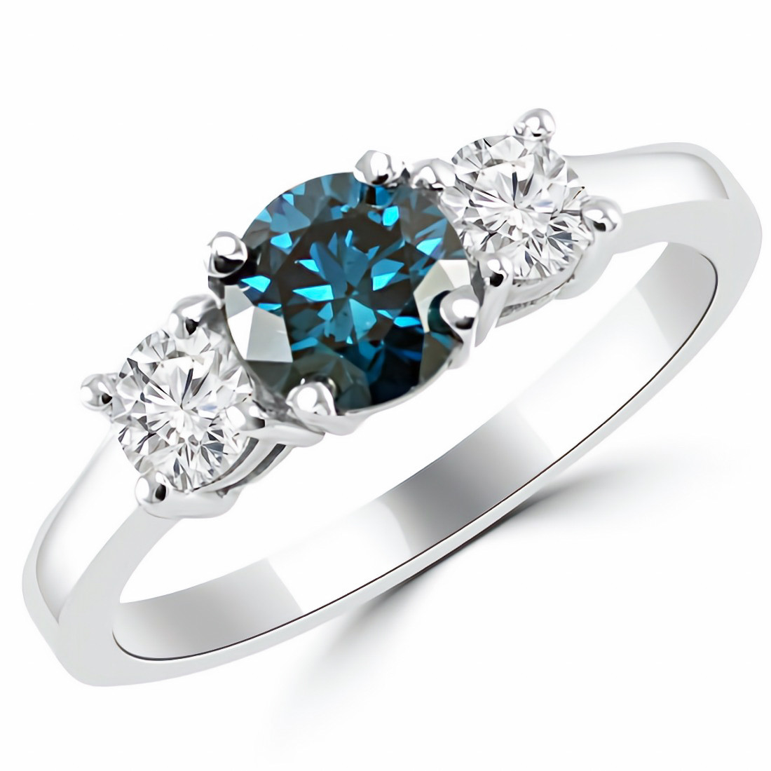 Blue Diamond Engagement Rings | Wedding Bands