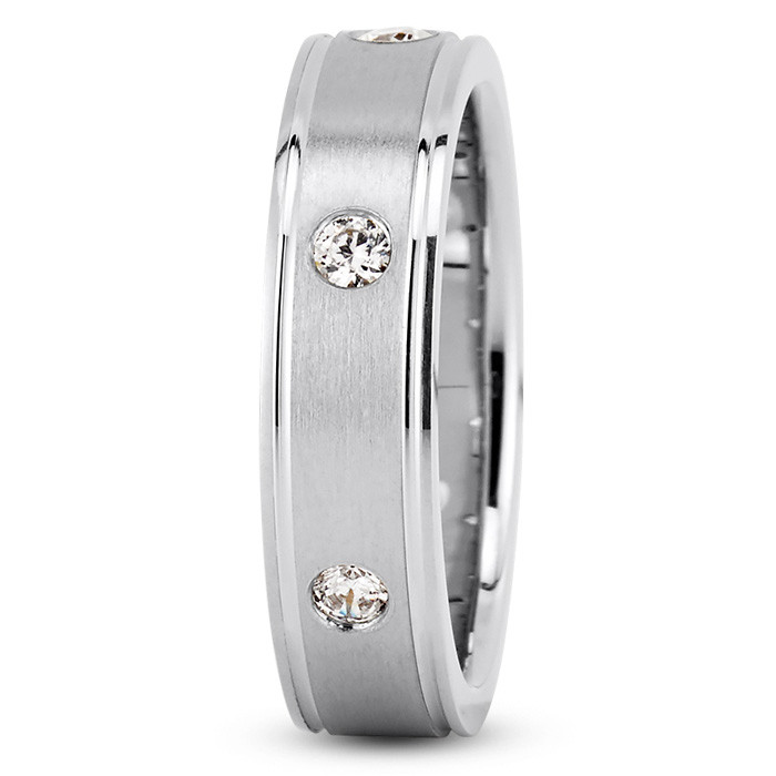 2 Carat ChannelSet Diamond Eternity Wedding Band Mens Ring