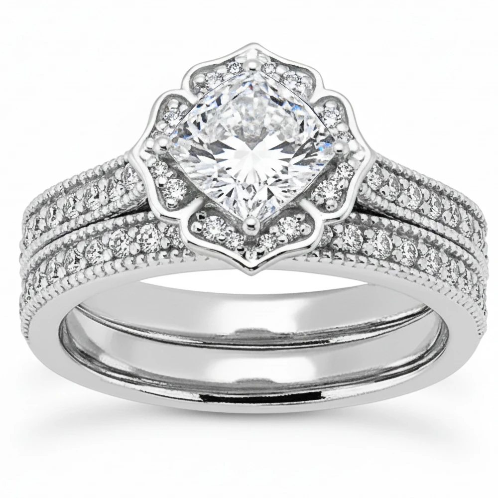 Perfect Ring Set Matching Engagement Ring Sets | Perfectly Paired Bands | Jewelry Point