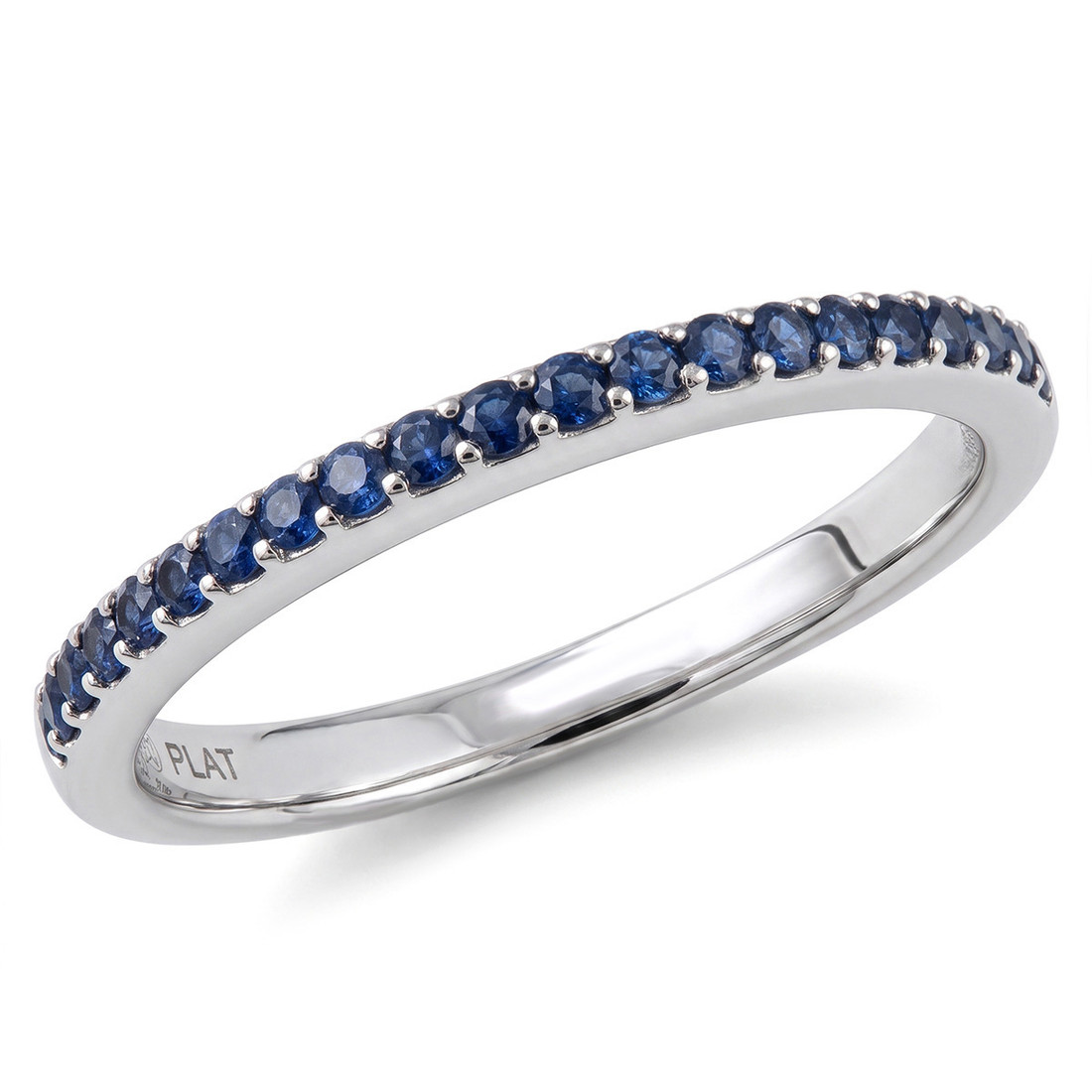 Blue Sapphire Wedding Band Anniversary Ring