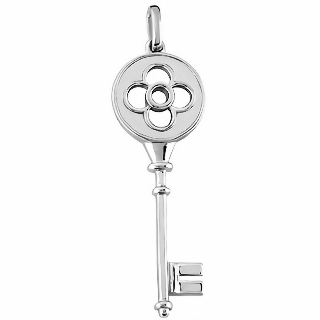 Tiffany & Co. Crown Key Pendant Necklace