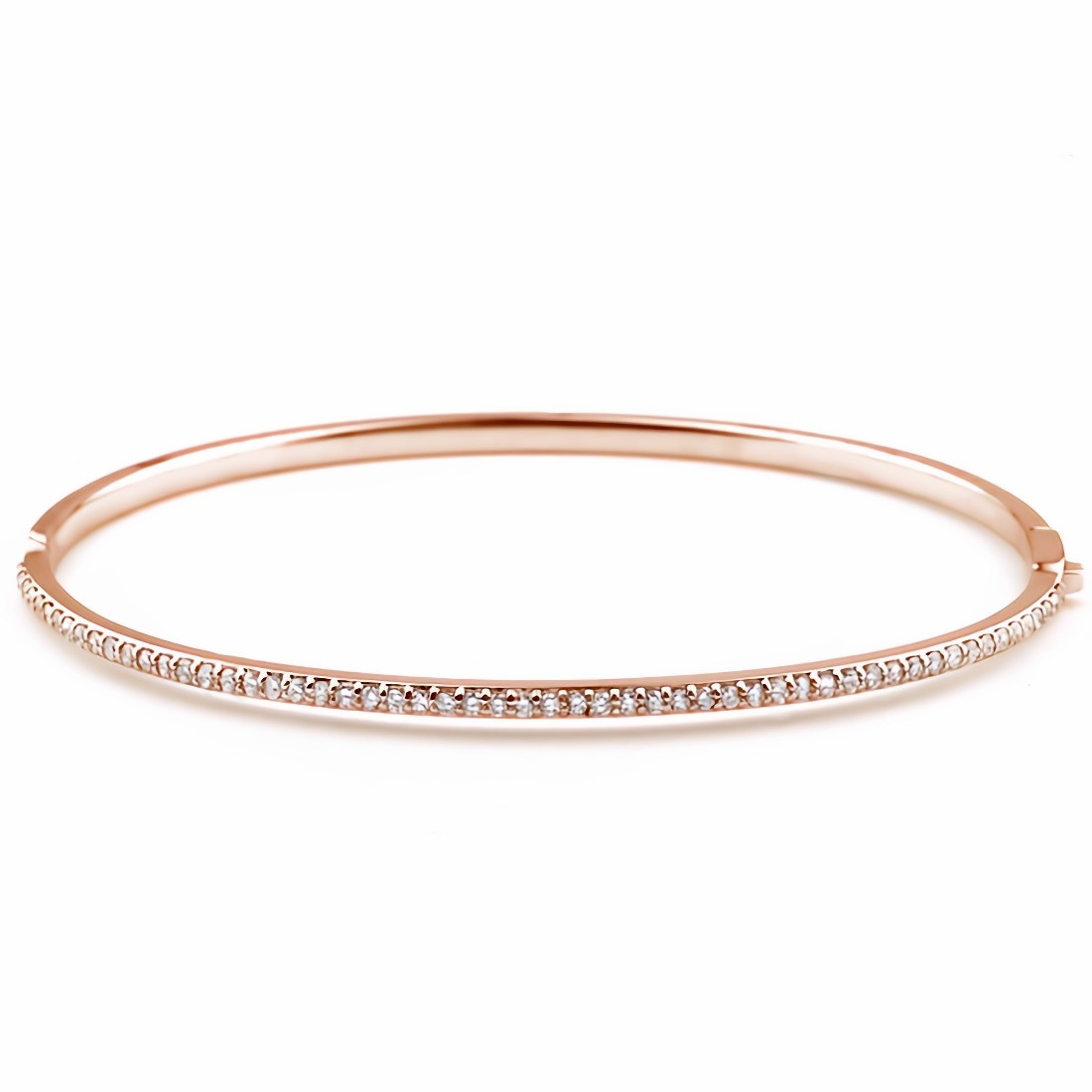 Rose Gold Diamond Bar Bracelet – Romance Diamond Co. Jewelers