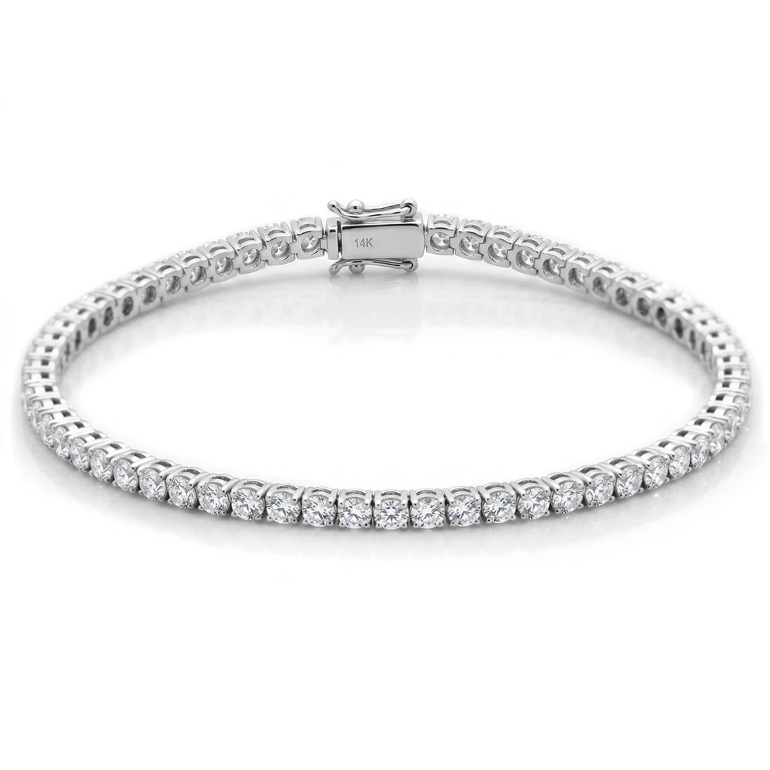 3 Carat Natural Diamond Classic Eternity Tennis Bracelet