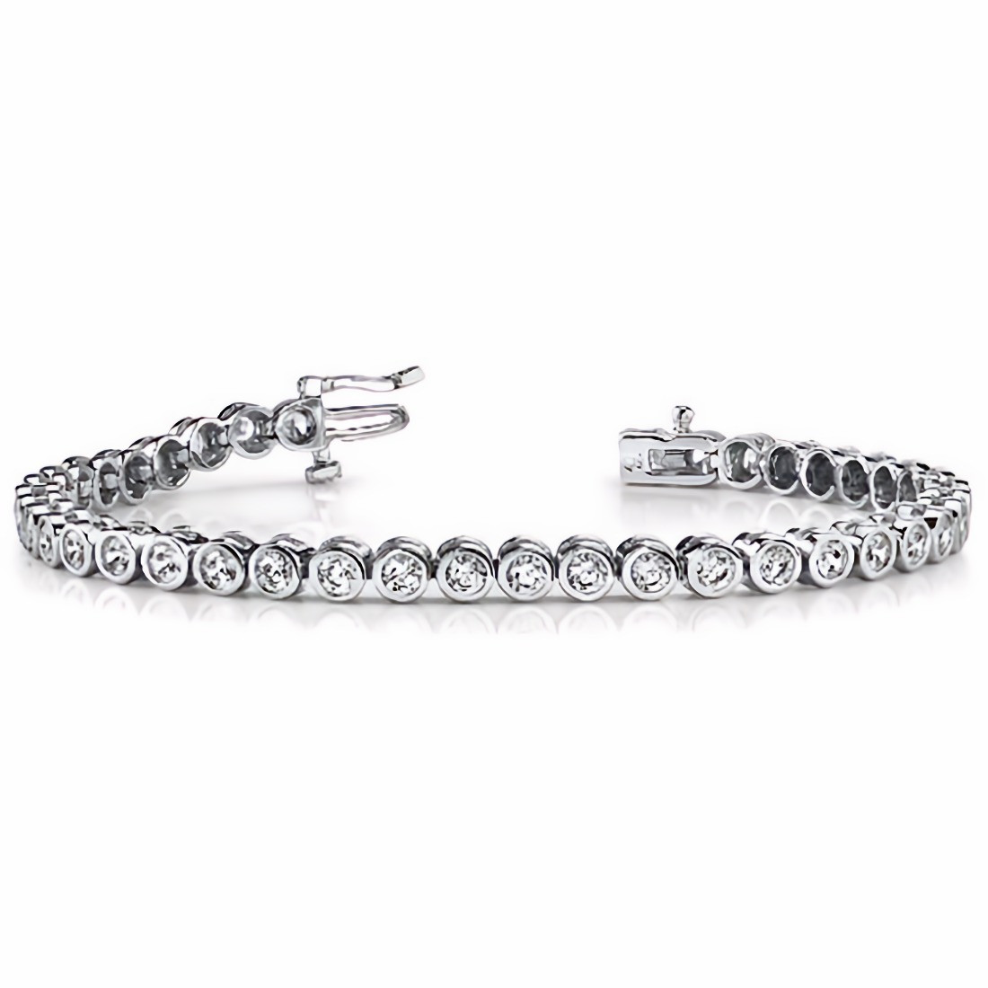 Round Brilliant Lab Diamond Tennis Bracelet – SPIRITUAL GLOSS