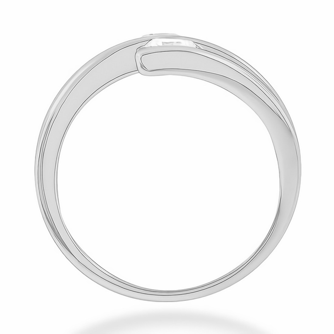 0.50 Carat 2-Diamond Cocktail Ring Gold Platinum
