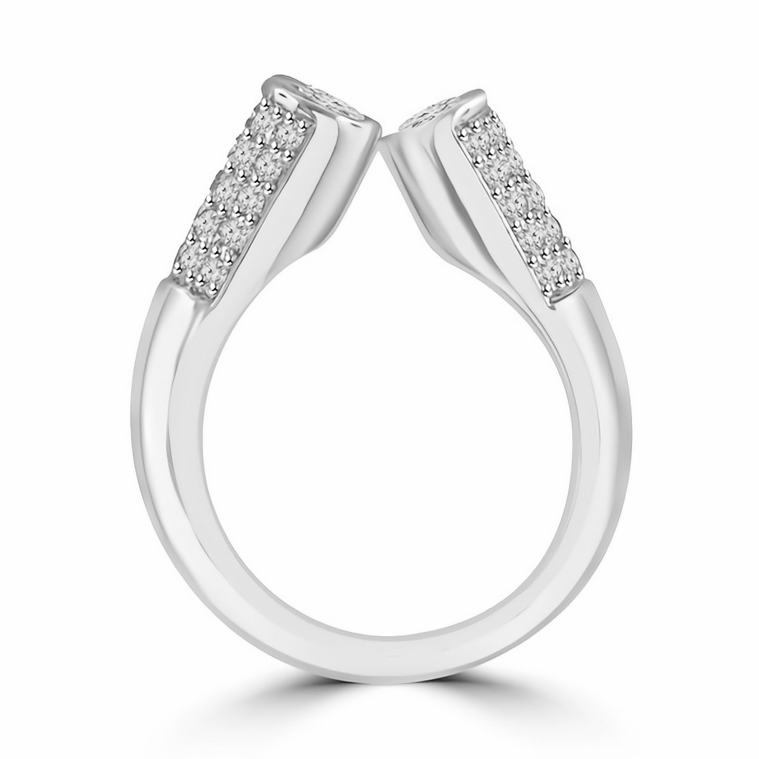 Trendy Clear CZ Revolving Full Finger Ring | Full finger rings, Ring  designs, Gold finger rings