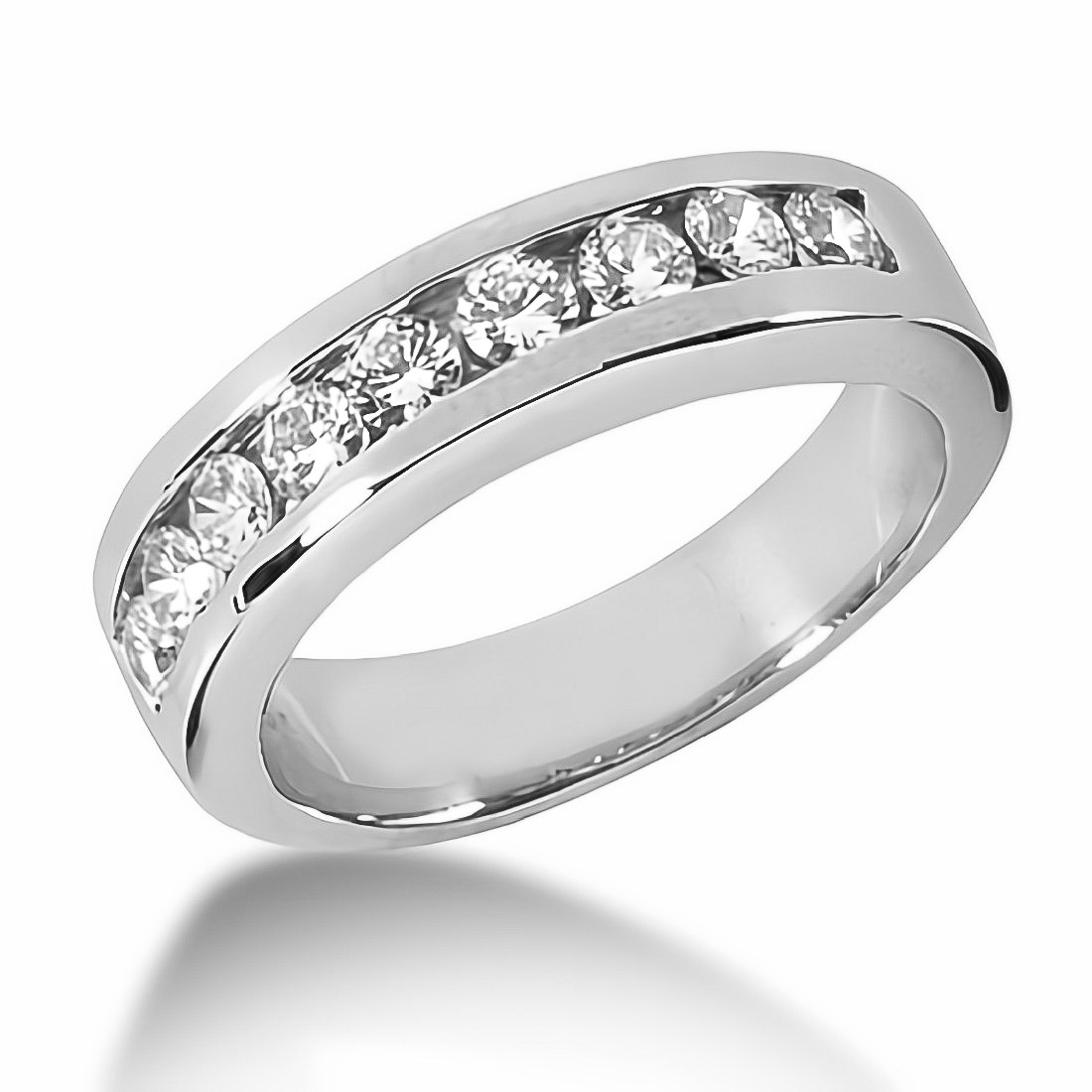 1.08ct Channel Diamond Men's Wedding Ring