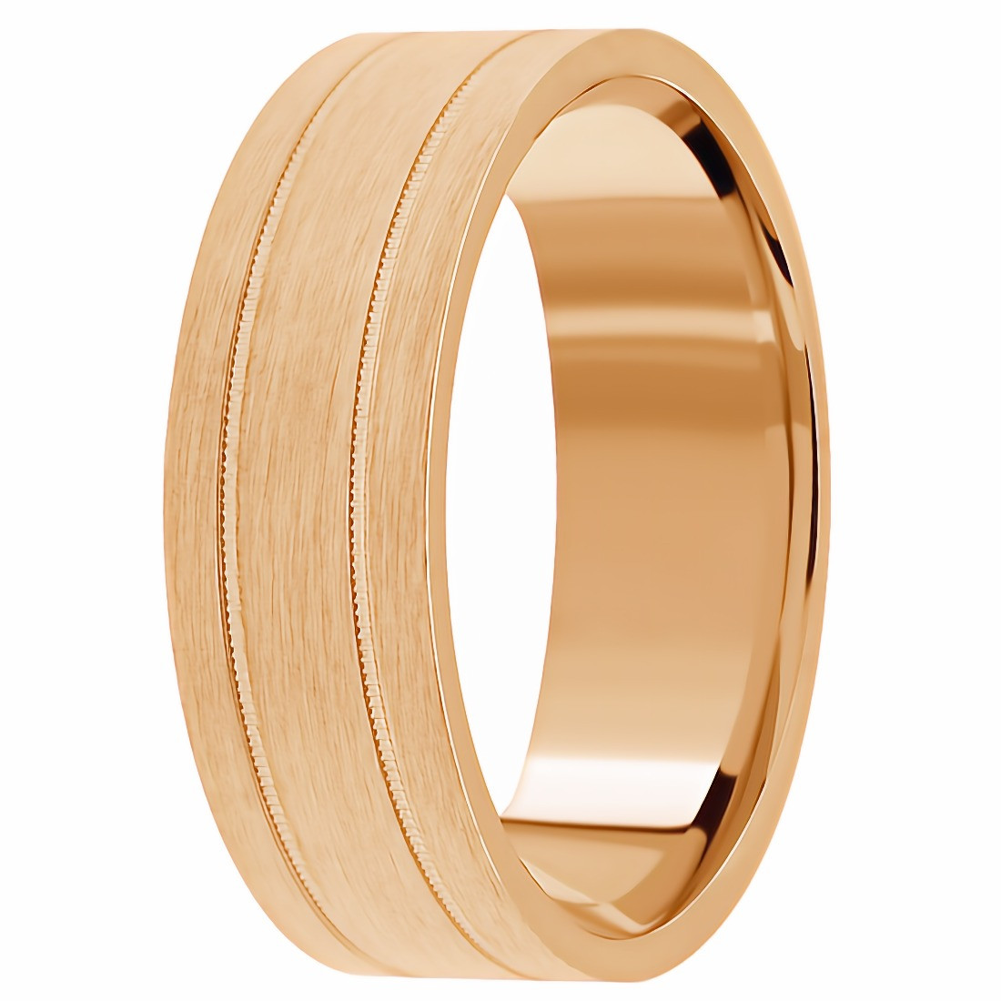 14K Flat 3MM wedding band – FERKOS FJ