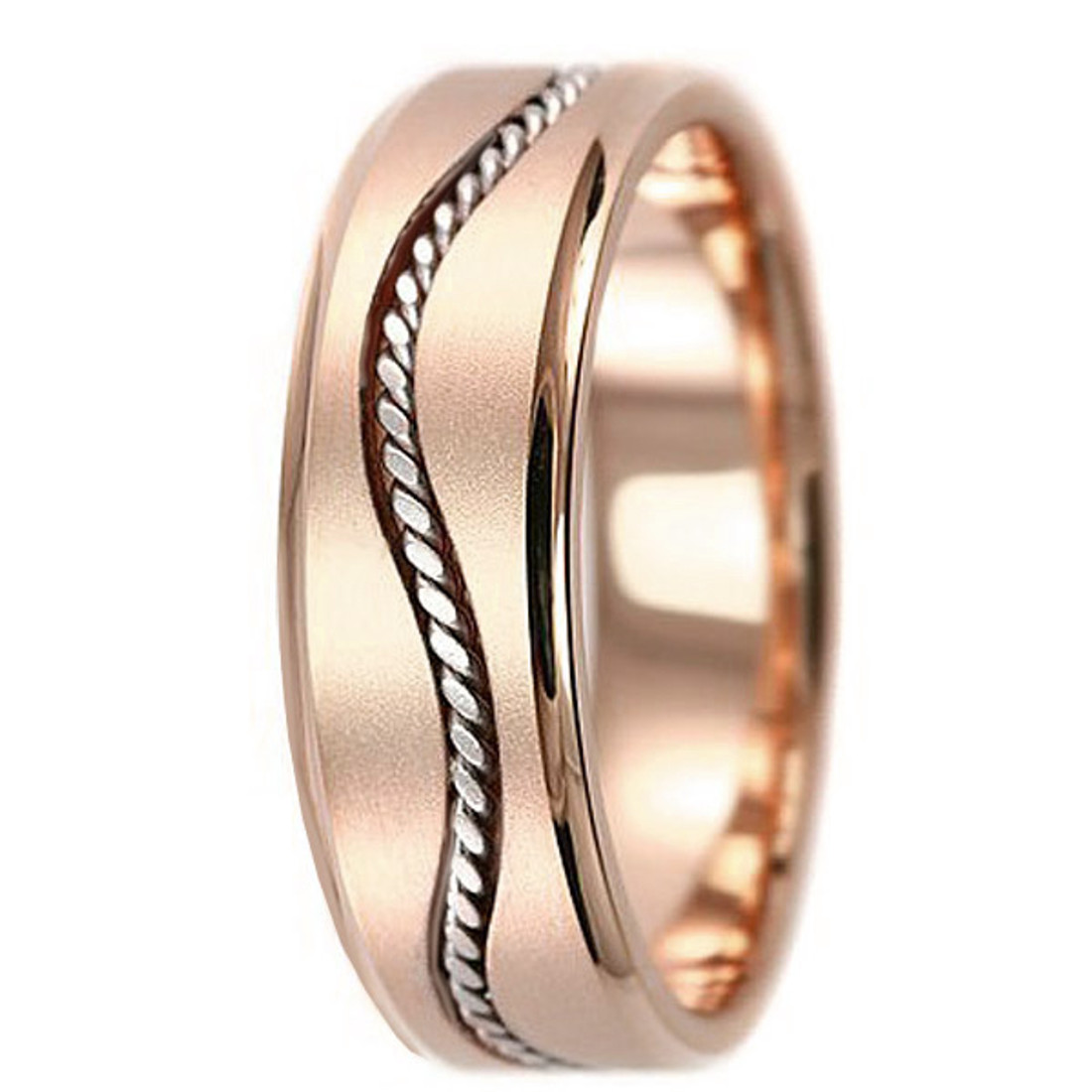 18k White Gold Fn Handmade Design Couples Matching Band Wedding Rings | eBay