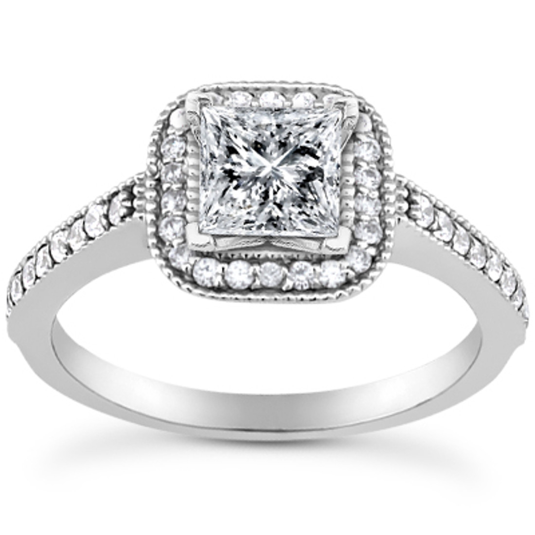 Evermore Princess Cut Diamond Halo Engagement Ring | In Platinum with  Diamonds | Garrard