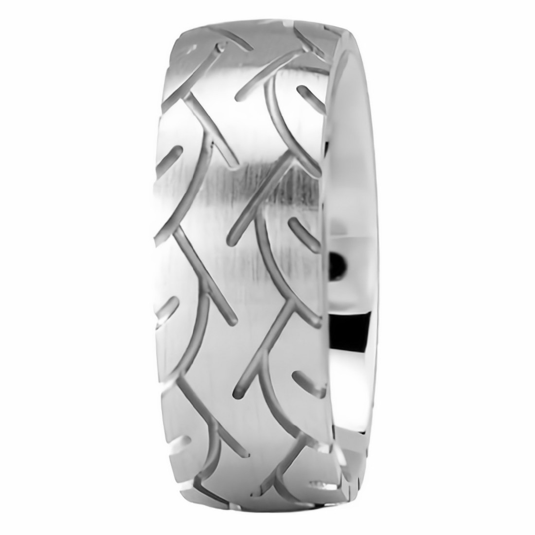 Street Bike 3-8mm Motocycle Tire Tread Ring - Sakcon Jewelers