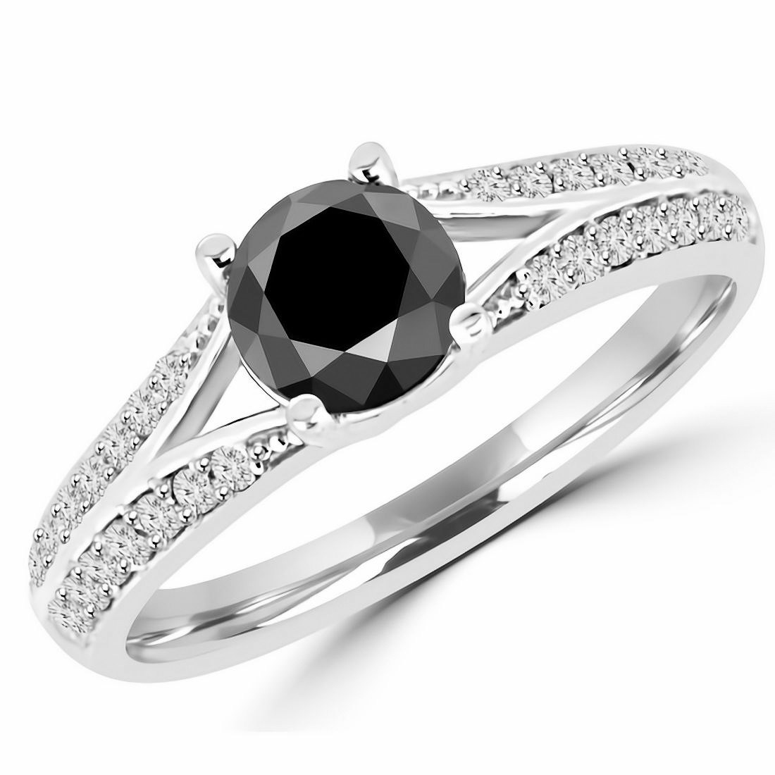 Hidden Halo Accented Marquise Cut Engagement Ring