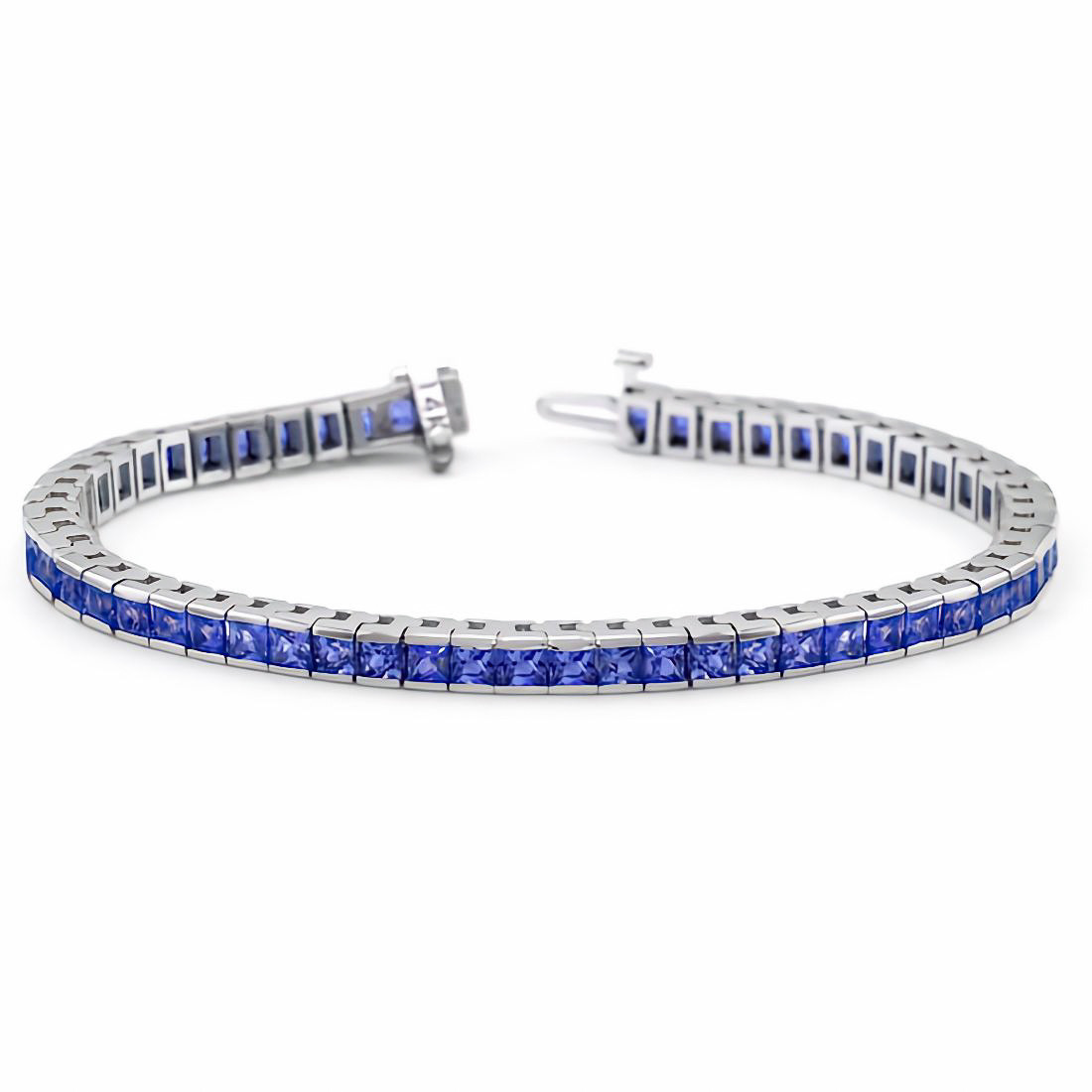 Suzanne Kalan 18kt Rose Gold Sapphire Tennis Bracelet - Farfetch