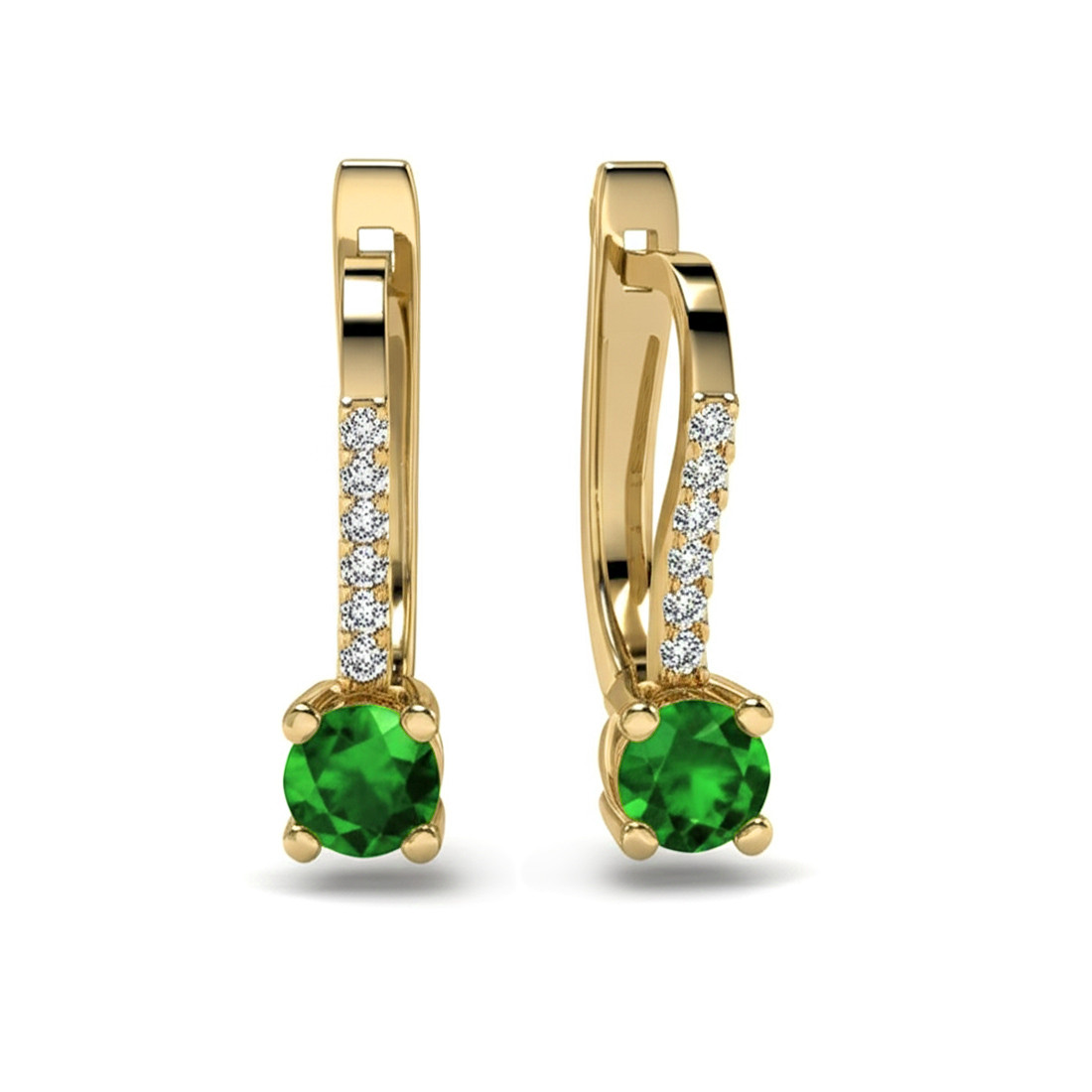 slim fit dress slacks Green Rhinestone Chain Drop Earrings | Statement Earrings main image 0