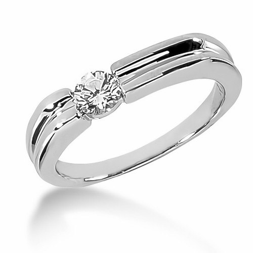 Gents Solitaire Diamond Ring - Vachya Jewels Products