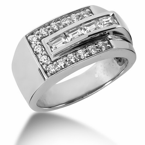 1 Carat Men's Diamond Pinky Ring