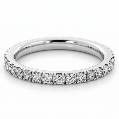 1 Carat Diamond Eternity Wedding Ring Bridal Endless Band