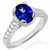 Oval Tanzanite Engagement Ring Vintage Style
