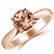Antique Style Peach Pink Morganite Engagement Ring