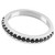 Black Diamond Wedding Band Bridal Enhancer Ring