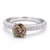 Champagne Brown Diamond Engagement Ring 18k Gold