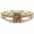 Princess Brown Diamond Engagement Ring 14k Gold