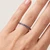 Blue Sapphire Wedding Band Anniversary Ring On Hand