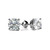 One Carat Natural Diamond Classic 4-Prong Stud Earrings