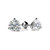 1 Carat Natural Diamond Martini-Glass Stud Earrings