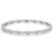 Unique Diamond Bangle Slip On Bracelet 14k White Gold
