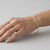 3 Carat Fine Diamond Eternity Bangle Slip On Bracelet 14k Yellow Gold On Wrist