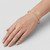 Fine Diamond Eternity Bangle Slip On Bracelet 14k Yellow Gold On Hand