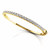 4 Carat Diamond Bangle Bracelet 14k Yellow Gold