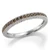 Fancy Brown Diamond Vintage Style Wedding Ring Engraved Band