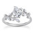 Floral Diamond Engagement Ring Nature-Inspired Mount