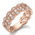 Diamond Anniversary / Statement Ring Vintage Style Rose Gold