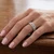 Diamond Anniversary / Statement Ring Vintage Style On Hand