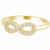 Diamond Infinity Promise Cocktail Ring Yellow Gold