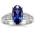 Marquise Cut Tanzanite Diamond Engagement Ring