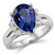 Pear Cut Tanzanite Diamond Engagement Ring