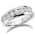 One Carat Channel-Set Diamond Men's Wedding Band Ring