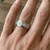Massive Princess-Cut Diamond Wedding Band Men's Ring On Hand