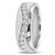 Channel-Set Diamond Twist Wedding Band Wave Ring