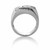 1 Carat Men's Diamond Pinky Ring Side