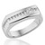 Heavy Diamond Men's Statement Ring Gold Platinum